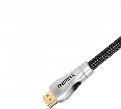 Кабел HDMI - HDMI M/М, Remax RC-038h, 3.0m, С оплетка - 18283