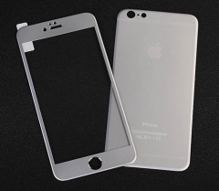 Протектор дисплей No brand за iPhone 6/6S, Силикон, Сребърен - 52154