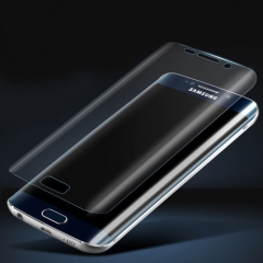Протектор дисплей No brand за Samsung S6 Edge Plus, Силикон, Прозрачен - 52143
