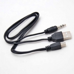 Кабел DeTech        USB - 3.5 аудио; USB mini - 18213