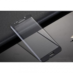 Протектор дисплей No brand за Samsung S6 Edge Plus, Силикон, Черен - 52145