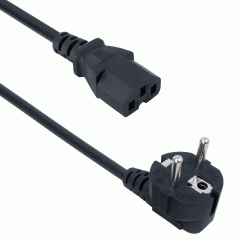 Захранващ кабел за компютър DeTech, 1.2m - 18043