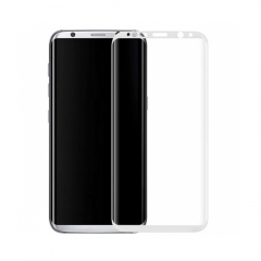 Стъклен протектор за целия екран, No brand, За Samsung Galaxy S8, 0.3mm, Бял - 52288