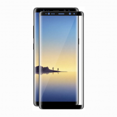 Стъклен протектор, No brand, За Samsung Galaxy Note 8, Full 3D, 0.3mm, Черен - 52350
