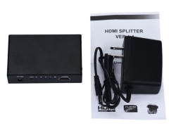 Сплитер от HDMI към 4 HDMI , със захранване - 18263