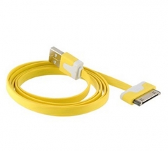 Кабел за данни USB Lightning за iPhone 4/4s, flat - 14047