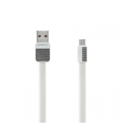 Кабел за данни, Micro USB , Remax Platinum RC-044m, 1.0м, Бял, Черен - 14422