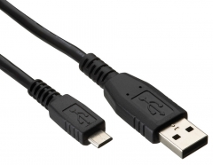 Кабел за данни DeTech USB - USB micro - 18025