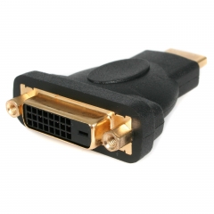 Преходник, DeTech, HDMI към DVI 24+1 F, Черен - 17163