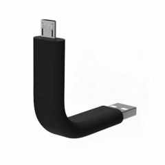 Кабел за данни No brand USB - micro USB, Гъвкав, Черен - 14216