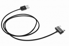 Кабел за данни USB Samsung galaxy Tab,Черен, 1m - 14113