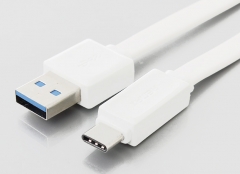 Кабел за данни USB 3.1 Type - C, Remax RT-C1, 1м, Черен, Бял - 14360