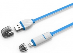 Кабел за данни Ldnio  LC82 2 в 1, micro USB с кабел за iPhone 5/6 - 14305