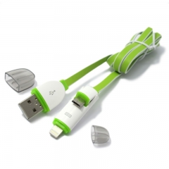 Кабел за данни Ldnio  LC82 2 в 1, micro USB с кабел за iPhone 5/6 - 14305