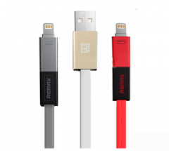 Кабел за данни, 2 в 1 , Remax Shadow, Micro USB / iPhone 5/6/7 Lightning, Различни цветове -  14425