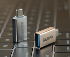Преходник USB 3.0 към Type-C OTG, Remax RA-OTG1,сребрист - 17160