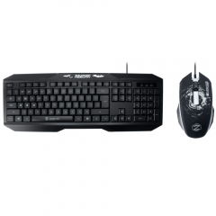 Гейминг комплект мишка и клавиатура, ZornWee y700, Черен - 6064