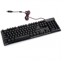 Геймърска клавиатура FanTech Pointblack K9,Без кирилизация, Черна - 6045