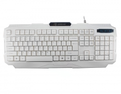Геймърска клавиатура ZornWee, V01, Бял - 6051