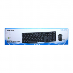 Комплект мишка и клавиатура, Безжични, FanTech WK-890, Черен - 6049